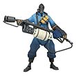 Team Fortress BLU Pyro Series 1 Deluxe 7-Inch Action Figure